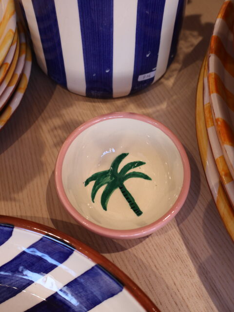 Mini bol en céramique - Palmier