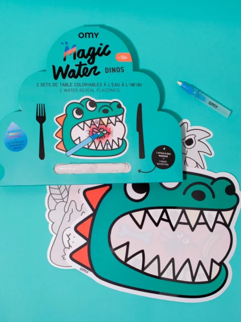 Sets de table à colorier à l'eau