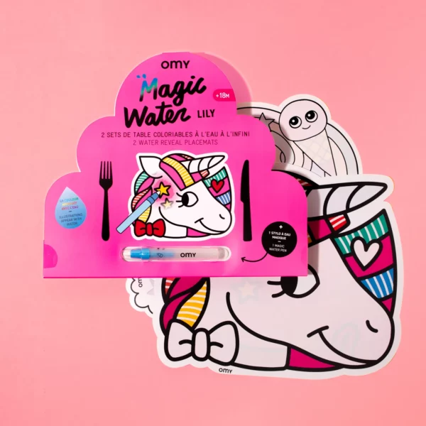 Sets de table à colorier à l'eau