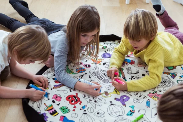 Tapis de jeu & sac à jouets - Omy Paris