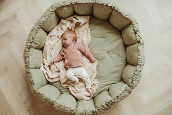 Tapis d'éveil & cocon organic - Meadow green