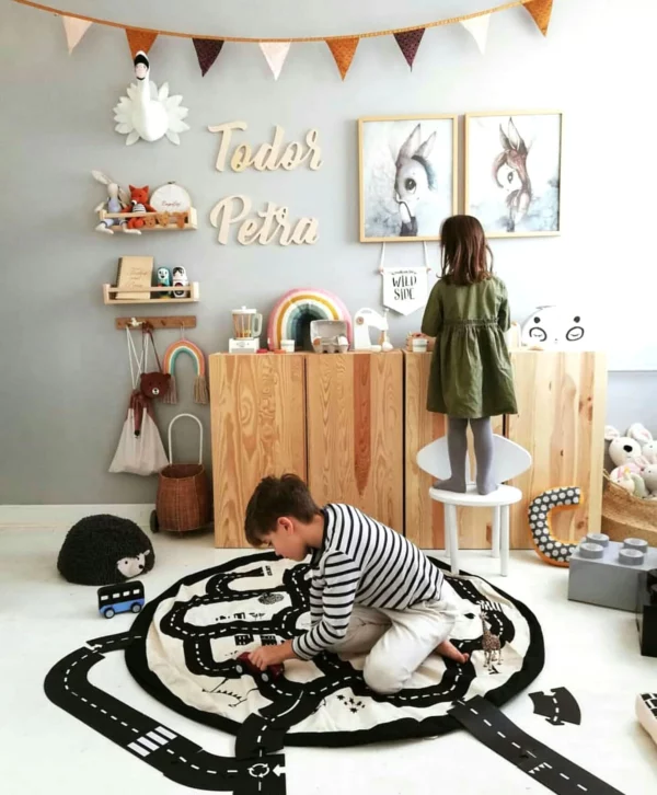 Tapis de jeu & sac à jouets - Roadmap/thunderbolt