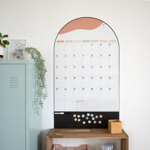 Calendrier mensuel mural magnétique - Le familial