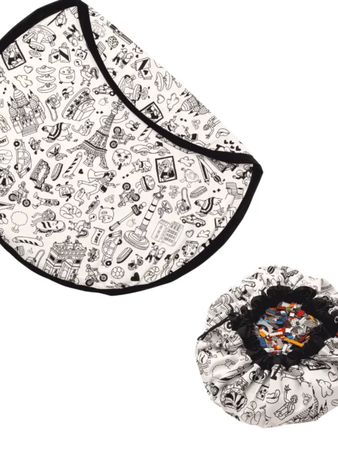 Tapis de jeu & sac à jouets - Omy Paris