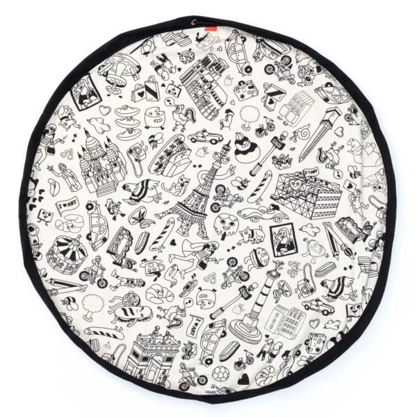 Tapis de jeu & sac à jouets - Omy Paris