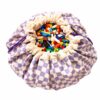 Tapis de jeu & sac à jouets - Vichy purple