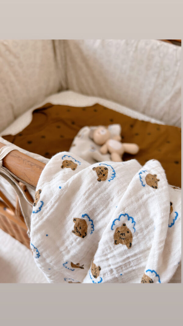 Lange 70 x 70 cm - Bianca - Teddy