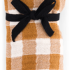 Lange 70 x 70 cm - Bianca - Vichy caramel