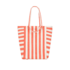 Sac cabas - Elisabeth - Greige & tomato