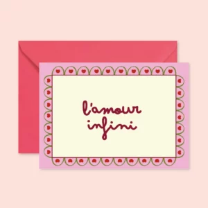 Carte - L'amour infini