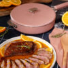 AMBIANCE_INOX_MAGRET CANARD ORANGE_HD_04 La Merveilleuse - Poêle en inox 28 cm