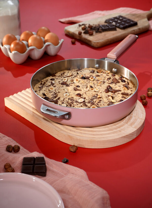 AMBIANCE_INOX_ROSE_COOKIE_HD_01 La Merveilleuse - Poêle en inox 28 cm