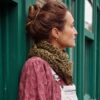 Lange 100 x 100 cm - Bianca - Graou olive