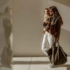 Lange 100 x 100 cm - Bianca - Graou olive
