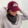 casquette-velours-bordeaux-rouge-pour-femme-ciao-amor-casquette-hiver-femme-milinane Casquette en velours - Ciao amore