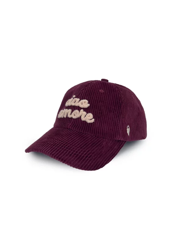 casquette_ciao_amore_profil Casquette en velours - Ciao amore