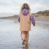 Poncho de pluie long - Léopard bleu